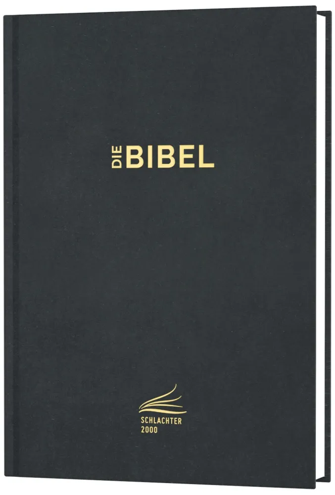 Allemand, Bible Schlachter 2000, Edition Standard avec passages parallèles (rigide, noire)