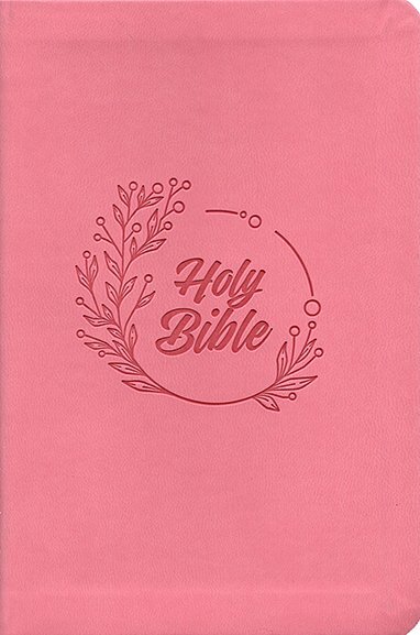 Anglais, Bible KJV, similicuir, compact, rose pâle - KJV Compact Bible, Value Edition, Soft Pink...