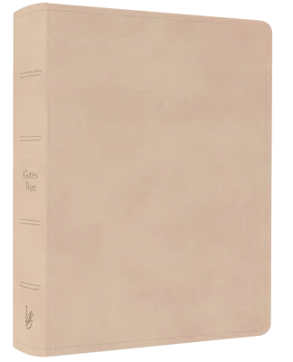 Schlachter Liebezurbibel (Schreibrandbibel beige) - Flexibler Kunstledereinband - mit Schreibrand