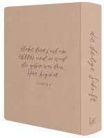Schlachter Liebezurbibel (Schreibrandbibel Blush) - Flexibler Kunstledereinband - Lachs mit...