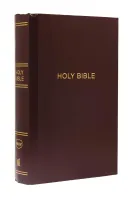 Anglais, Bible, NKJV, gros caractères, bordeaux