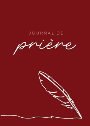 Journal de prière - Rouge cerise - Spirale