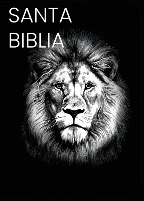 Espagnol, Bible, Reina Valera 1960,  compacte, grands caractères, similicuir noir motif lion -...