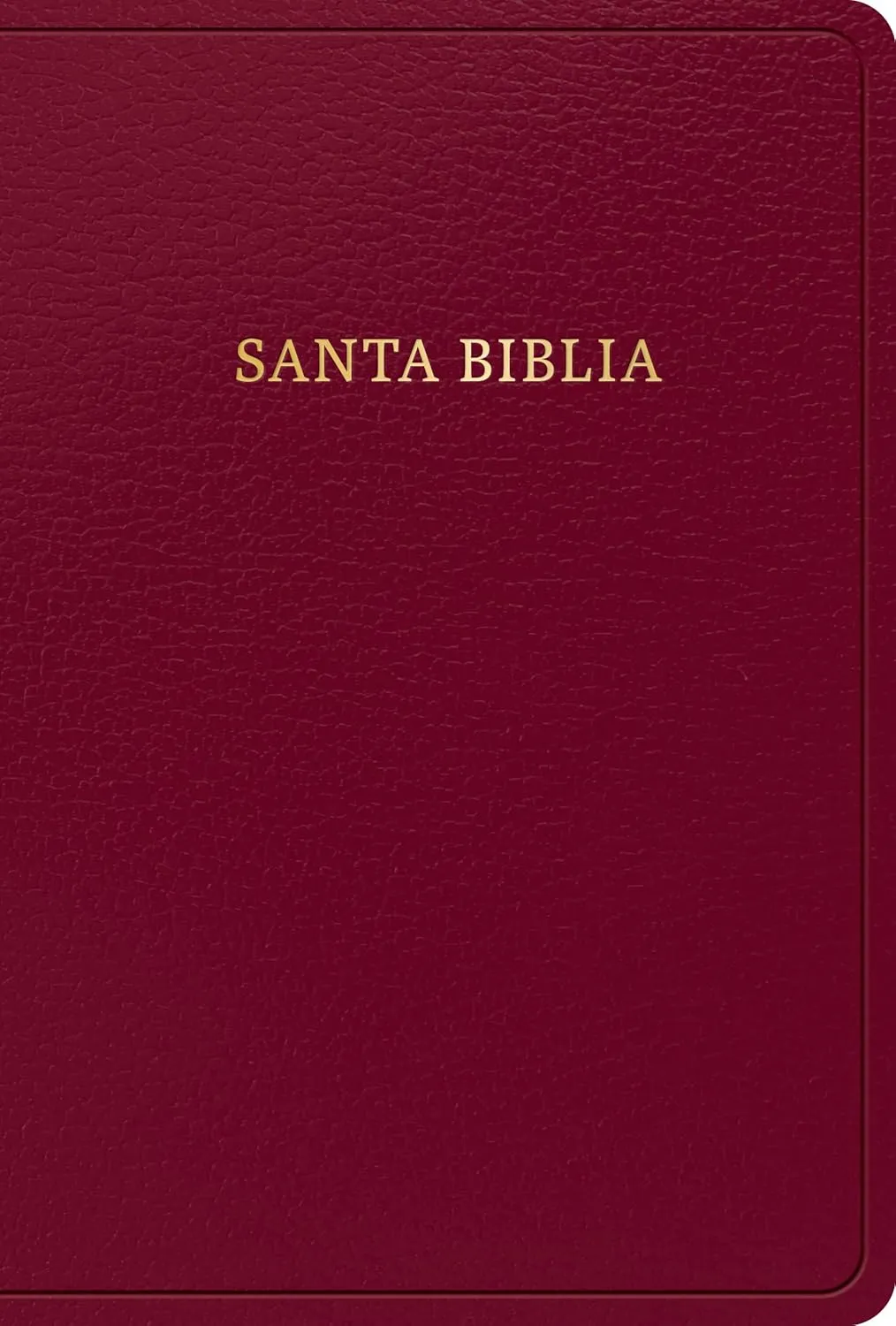 Espagnol, Bible, Reina Valera 1960, moyen format, gros caractèeres, similicuir bordeaux avec...