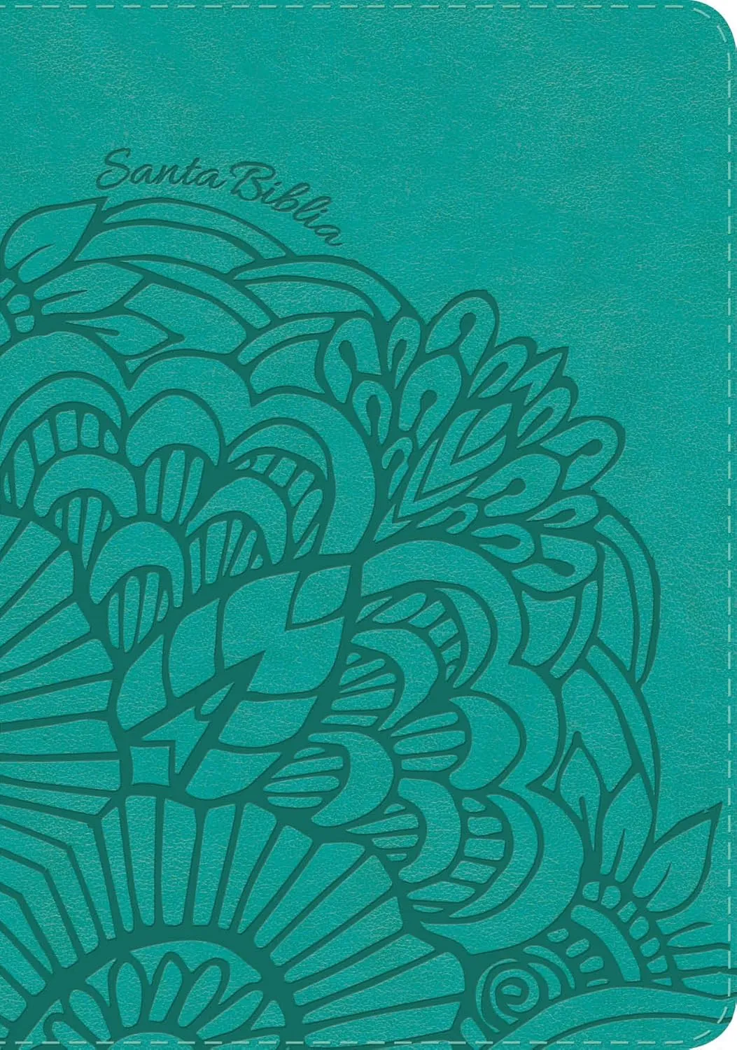 Espagnol, Bible, Reina Valera 1960, compacte, grands caractères, similicuir turquoise - Biblia...