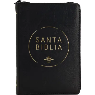 Espagnol, Bible, Reina Valera 1960, compacte, grands caractères, similicuir marron avec onglets...