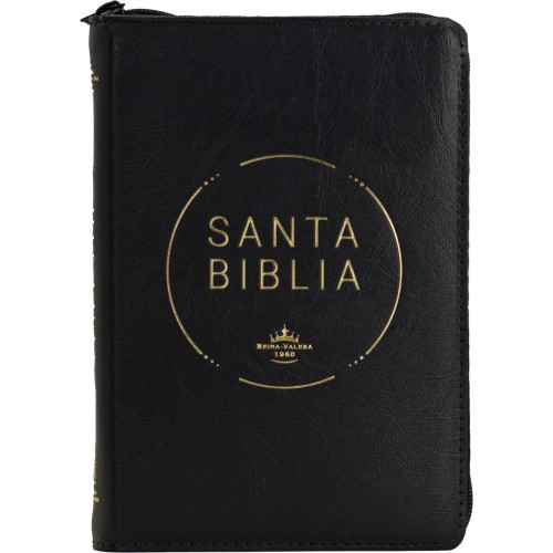 Espagnol, Bible, Reina Valera 1960, compacte, grands caractères, similicuir marron avec onglets...