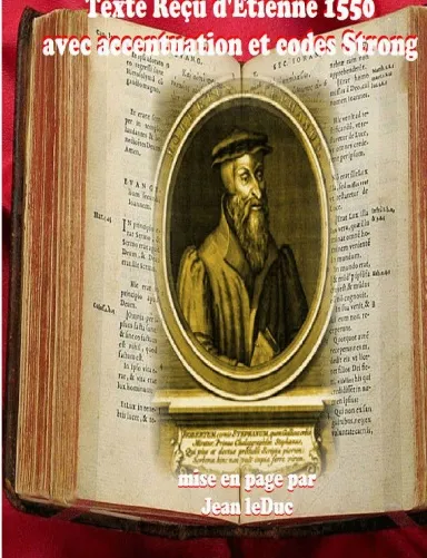 Nouveau Testament, Texte Reçu Grec de Robert Étienne 1550