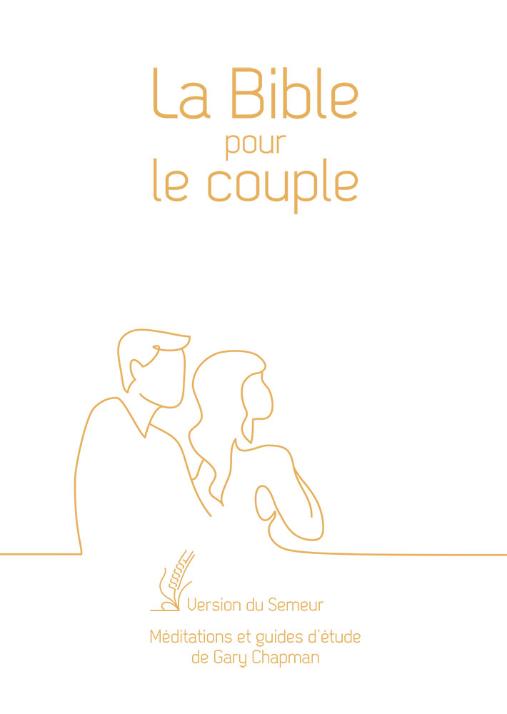 Bible pour le couple Semeur 2015, blanche - couverture rigide, tranche or