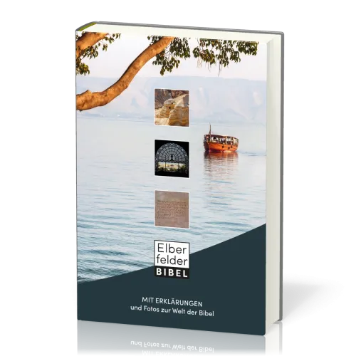 Elberfelder Studienbibel mit Erklärungen und Fotos zur Welt der Bibel - Hardcover, Lesezeichen