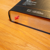 Bible Segond 21, gros caractères - couverture souple noire en fibrocuir, tranche argentée