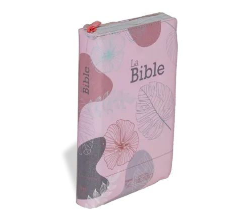 Bible Segond 21 compacte (Premium Style) - couverture souple toilée couleur rose bonbon, avec...