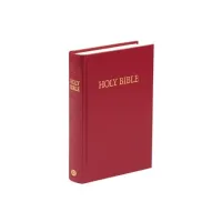 Anglais, Bible King James  Version, rigide rouge, (Royal Ruby Text)