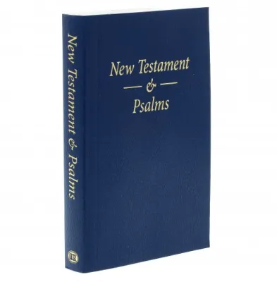 Anglais, Nouveau Testament & Psaumes KJV, bleu, broché