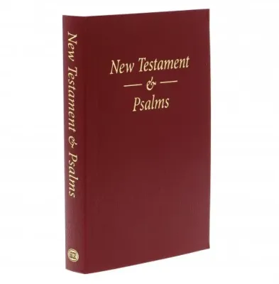 Anglais, Nouveau Testament & Psaumes KJV, rouge, broché