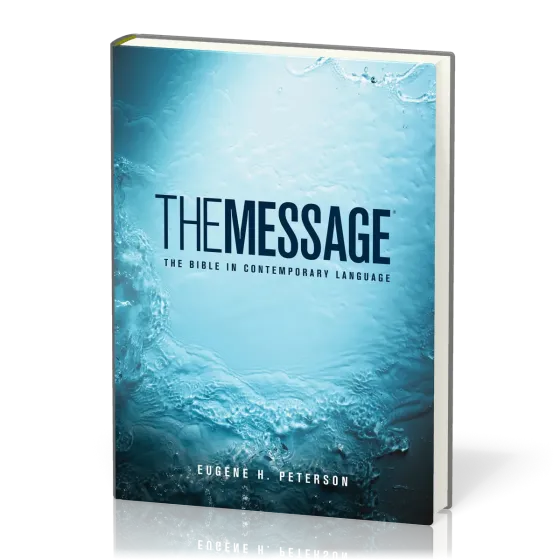 Anglais, Bible The Message, reliée, rigide, couverture illustrée