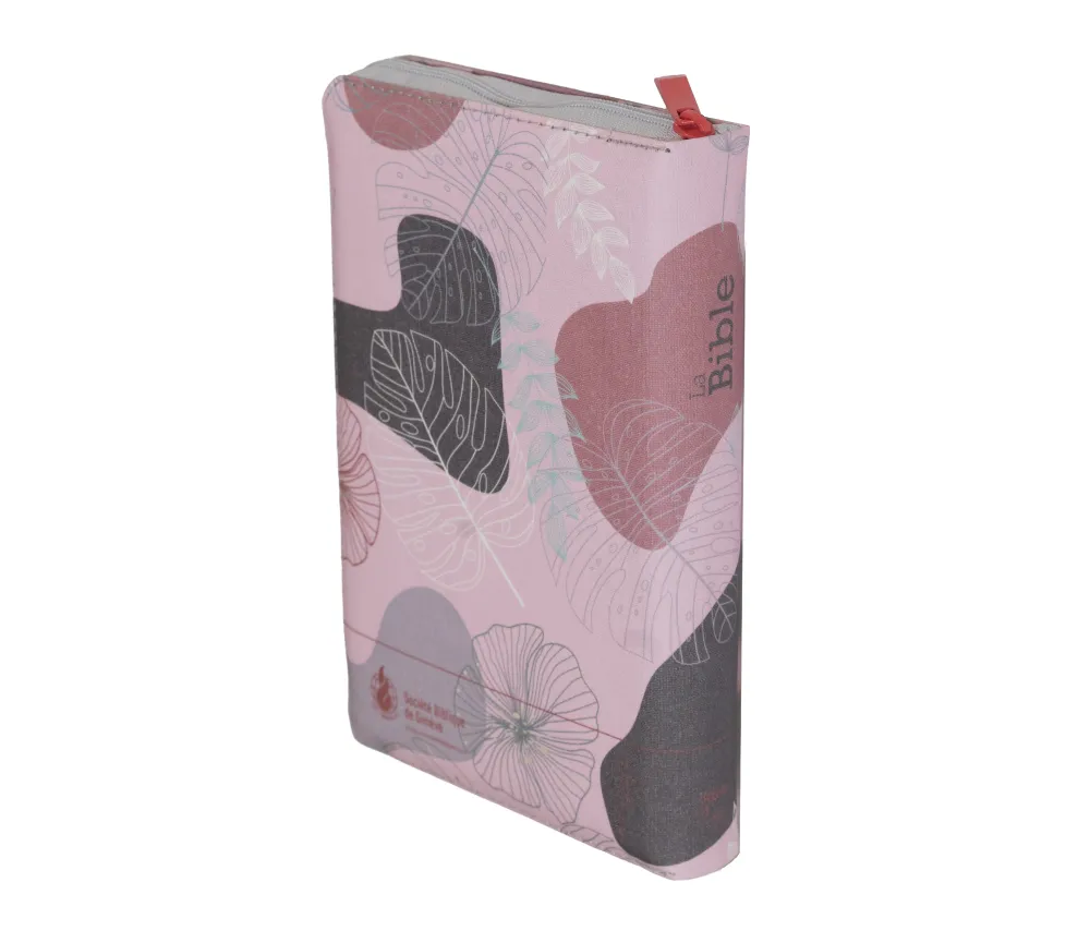 Bible Segond 21 compacte (Premium Style) - couverture souple toilée couleur rose bonbon, avec...