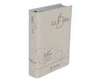 Bible Segond 21, gros caractères - couverture souple en toile blanche, tranche argentée