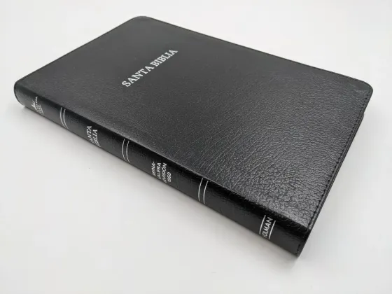 Espagnol, Bible Reina Valera 1960, ultrafine, similicuir, noire