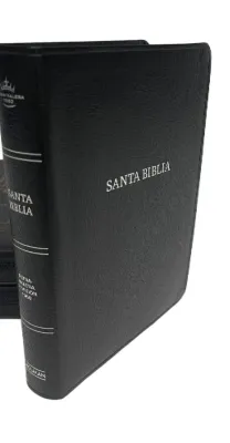 Espagnol, Bible, Reina Valera 1960, gros caractères, tranche argent, noire