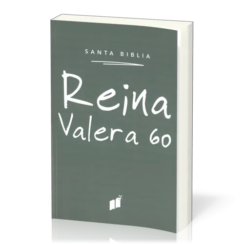 Espagnol, Bible, Reina Valera 1960, brochée  avec rabat, vert canard