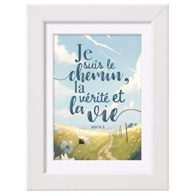 Mini-cadre déco - Je suis le chemin