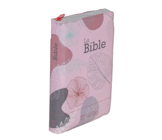 Bible Segond 21 compacte (Premium Style) - couverture souple toilée couleur rose bonbon, avec...