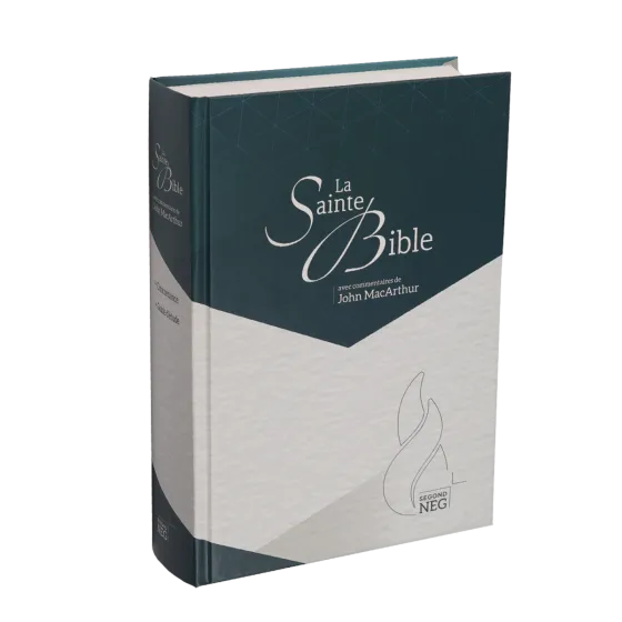 Bible d'étude Segond NEG MacArthur - Couverture rigide bicolore