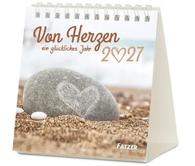 Von Herzen ein glückliches Jahr - Tischkalender