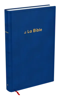 Bible Darby révisée grand format, rigide bleu