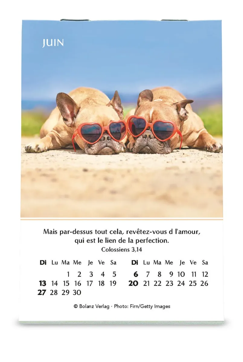 Joie - mini calendrier