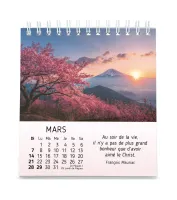 Au cœur du jour - calendrier de table avec citations