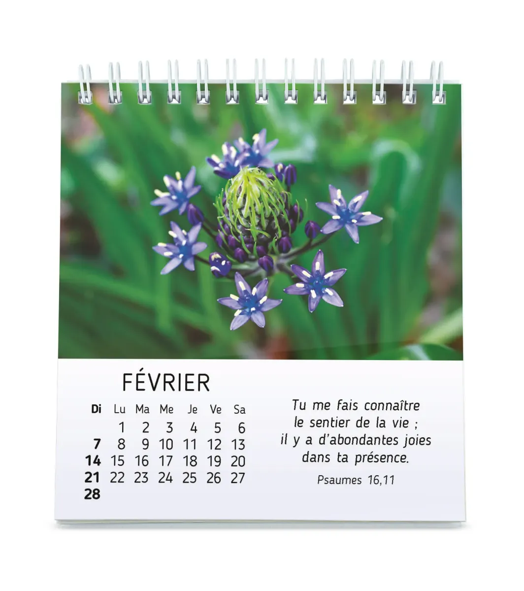 Floralies - calendrier de table