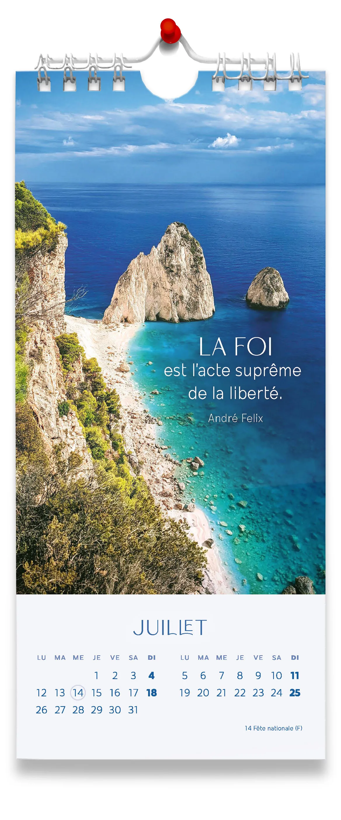 Souffle de vie avec citations - calendrier