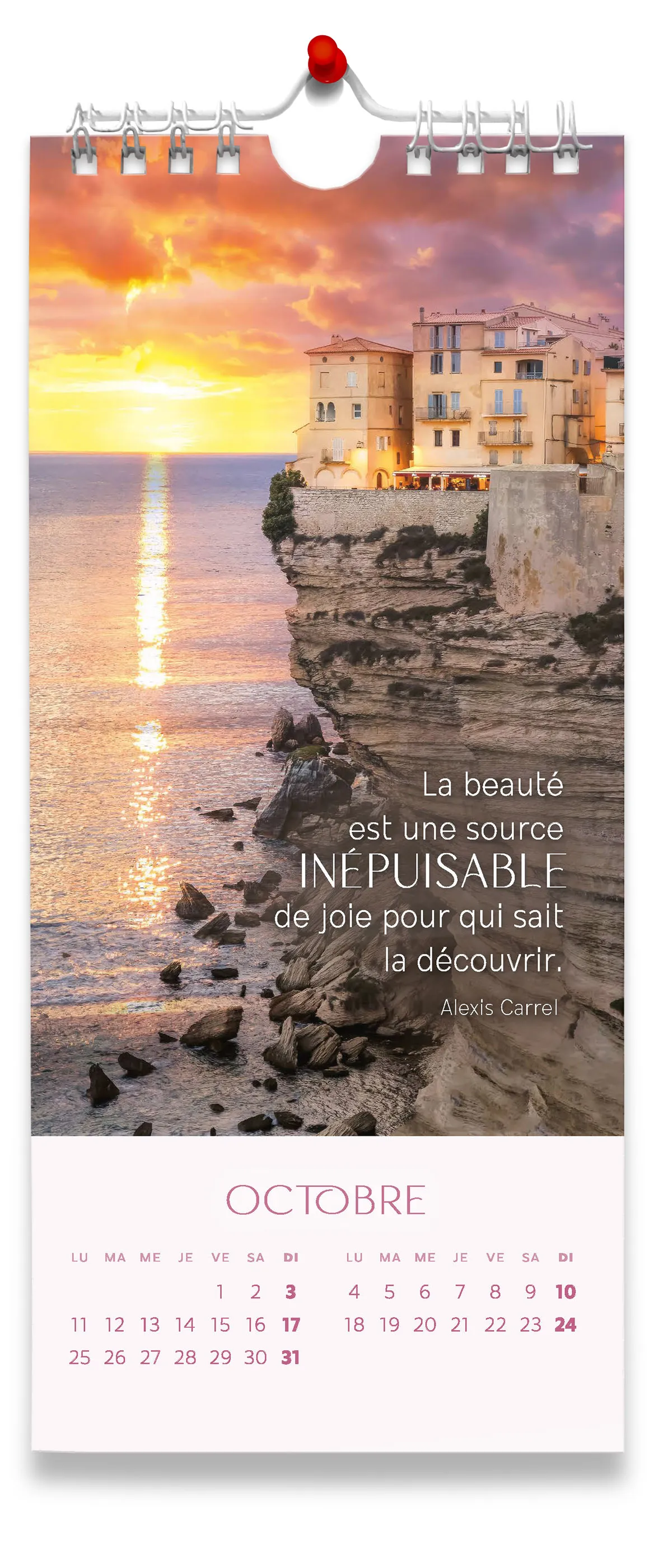 Souffle de vie avec citations - calendrier