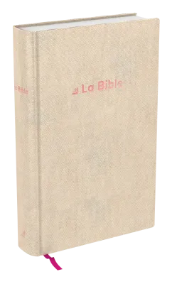 Bible Darby révisée format compact, rigide lin beige