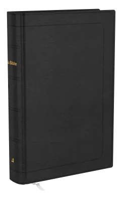Bible Darby révisée format compact, cuir noir, tranche or