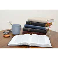 Bible Darby édition de Rolle, grand format, similicuir noir, semi-rigide