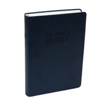 Bible Darby édition de Rolle, grand format, similicuir bleu, souple