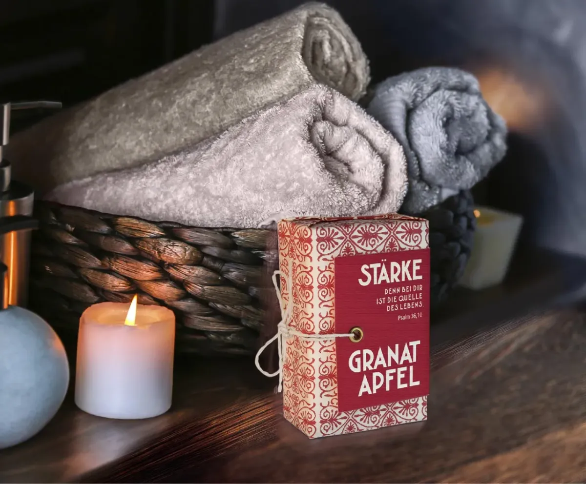 Schafmilchseife Stärke | Granatapfel - Psalm 36,10