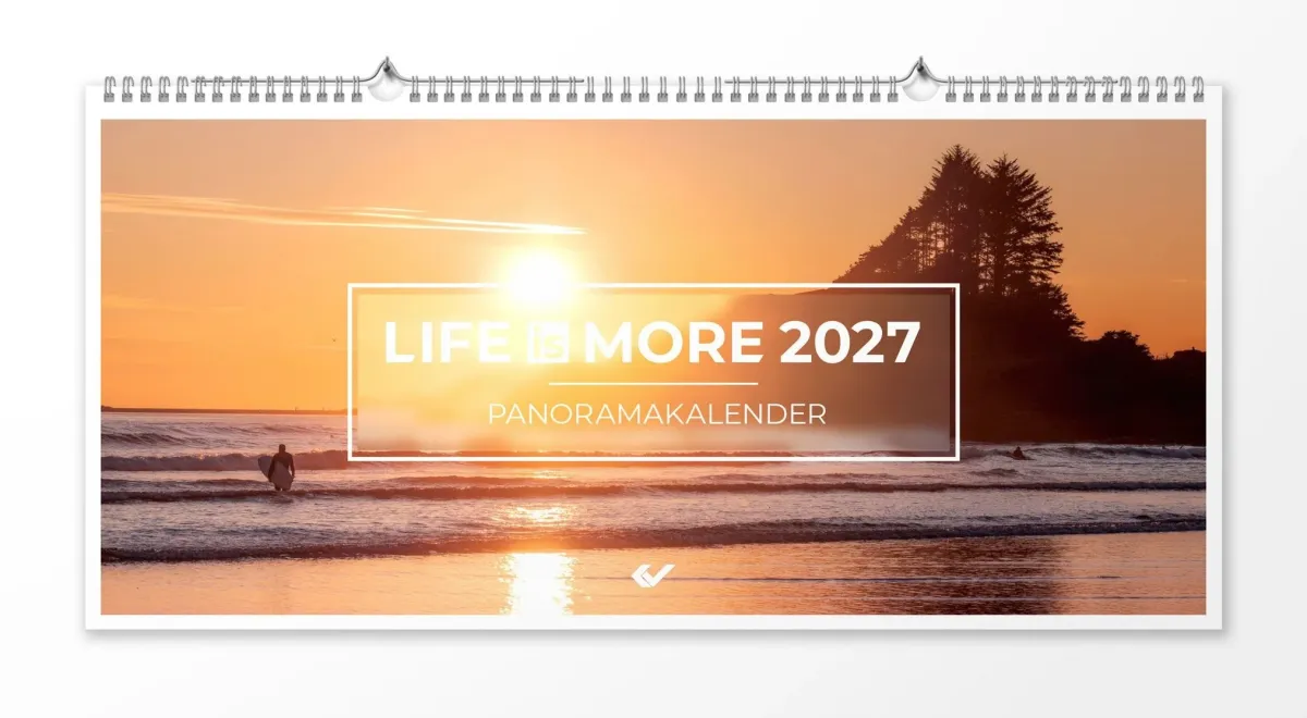 Life is More - Panormakalender - XL-Format