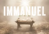 Postkarte Immanuel - Gott mit uns - Matthäus 28,20b