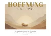 Postkarte Hoffnung für die Welt - Jeremia 29,11