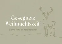 Postkarte Gesegnete Weihnachtszeit! - Lukas 2, 10-11