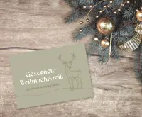 Postkarte Gesegnete Weihnachtszeit! - Lukas 2, 10-11