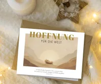 Faltkarte Hoffnung für die Welt - Jeremia 29,11