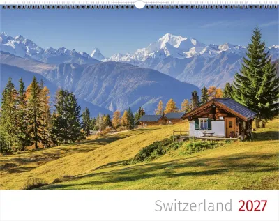 Calendrier Paysages Suisses - Polonais, Calendrier mural