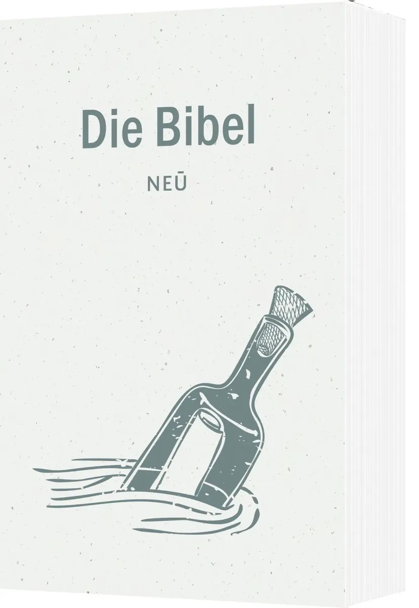 NeÜ bibel.heute - Verteilbibel - Motiv Flaschenpost