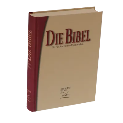Allemand, Bible d'étude Schlachter 2000 - rigide imprimée