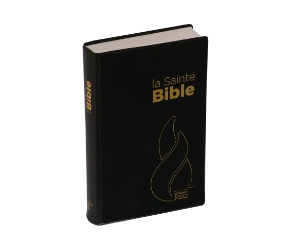 Bible Segond NEG, compacte, noire - couverture souple, flexa